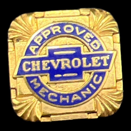 Vintage 1940s Approved Chevrolet Mechanic
