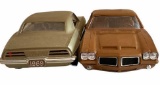 (2) 1972 Promo Cars:  Firebird--Sundance and GTO
