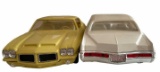 (2) 1972 Promo Cars:  GTO--Monarch Yellow and