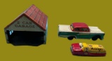 (3) Vintage Tin Toys: Mobilgas, Wyandotte Toys,