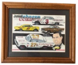 Junior Johnson Framed, Matted and Signed
