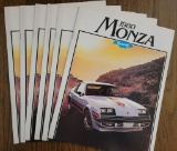 (6) 1980 Chevy Monza Brochures