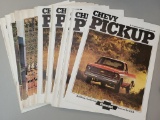 (20) 1973 Chevrolet Car/Truck Brochures