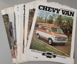(18) 1973 Chevrolet Car/Truck Brochures