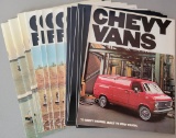 (19) 1977 Chevrolet Car/Truck Brochures