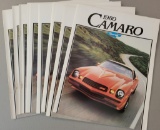 (10) 1980 Chevrolet Camaro Brochures