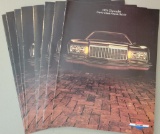 (10) 1974 Chevrolet Brochures