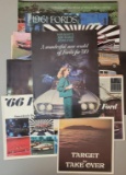 (13) 1960s Era Ford Brochures