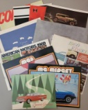(12) Assorted Car Brochures: Cadillac, Edsel,