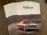 (10) 1977 Chevelle Brochures