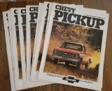 (12) 1974 Chevy Pickup Brochures