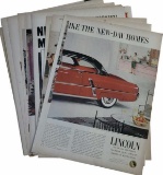 (13 +/-) 1950's Lincoln Magazine Advertisements