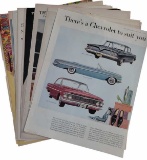 (35 +/-) 1960's Chevrolet Magazine Advertisements