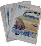 (34 +/-) 1958 Chevrolet Magazine Advertisements