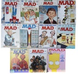 (11) Vintage “MAD” Magazines: 1979 - 1990