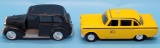(2) Diecast Taxis by ERTL