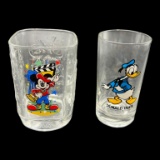 (2) Vintage Disney Drinking Glasses