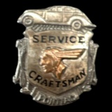 Vintage Pontiac Service Craftsman Pin