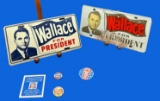 Assorted Vintage Collectible Political Pins and