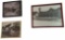 (3) Framed Vintage Car Photos