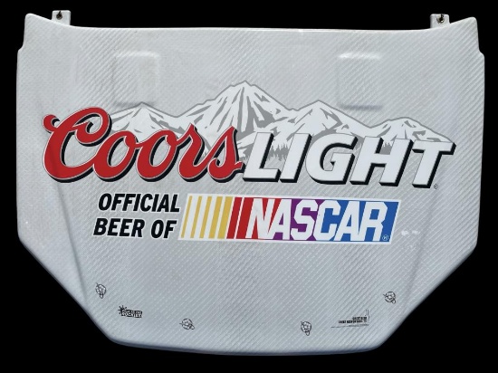Coors Light NASCAR Replica Hood Hanging Sign -