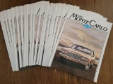 (20) 1980 Monte Carlo Brochures