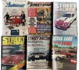 (6) Vintage Car Magazines Including (5) “Street &