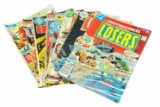 (9) Assorted Vintage Comics, DC and Marvel,