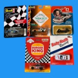 (5) Vintage NIB Die Cast Cars 1/64 Scale