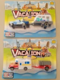 (2) Carded Diecast/Plastic Car Sets