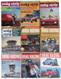 (4) Vintage “ Drag Strip” Magazines and (5)