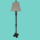 Wooden Floor Lamp-64.5” to top of finial