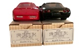 (2) Ertl 1990 Corvette ZR-1 Promo Cars with