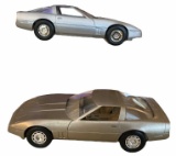 (2) 1984 Corvette Promo Cars--Silver and Bronze--I