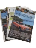 (37 +/-) Vintage Magazine Car Advertisements