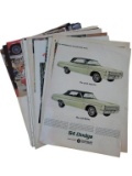 (30 +/-) Vintage 1960s Dodge Magazine Ads