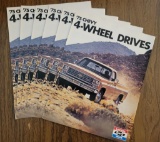 (6) 1975 Chevy 4-Wheel Drives Brochures