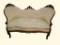 Upholstered Carved Settee 48