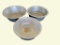 (3) Large Aluminum Dish Pans