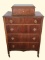 5-Drawer Antique Chest with Dovetail