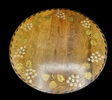 Weston Bowl Mill Handpainted and Signed Lazy Susan