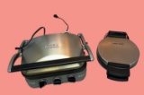 Cuisinart Griddler and Black and Decker Waffle