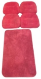 (4) Barstool Cushions and (1) Mat-36