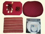 Assorted Placemats, Napkin Rings, Paper Do