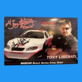 NASCAR Tony Liberati Autograph