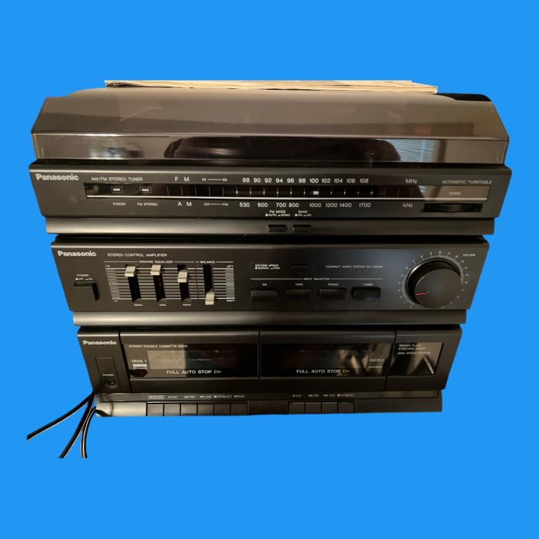 ♪Panasonic　オーディオシステム　♪ Panasonic Compact Audio System SC-T095 With | Proxibid