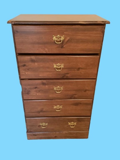 Five-Drawer Chest--25" x 15", 22" High