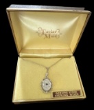 Taylor Maid Sterling Silver and Sapphire Necklace