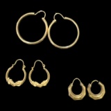 Assorted Fashion Earrings-Smallest Pair Has