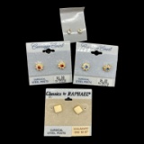 (4) Pairs of Fashion Earrings for Pierced Ears